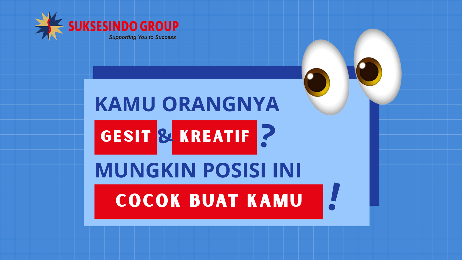 Kamu Orangnya Gesit & Kreatif? Mungkin Posisi ini Cocok Buat Kamu!