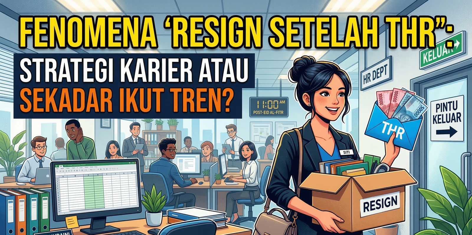 Fenomena “Resign Setelah THR”: Strategi Karier atau Sekadar Ikut Tren?