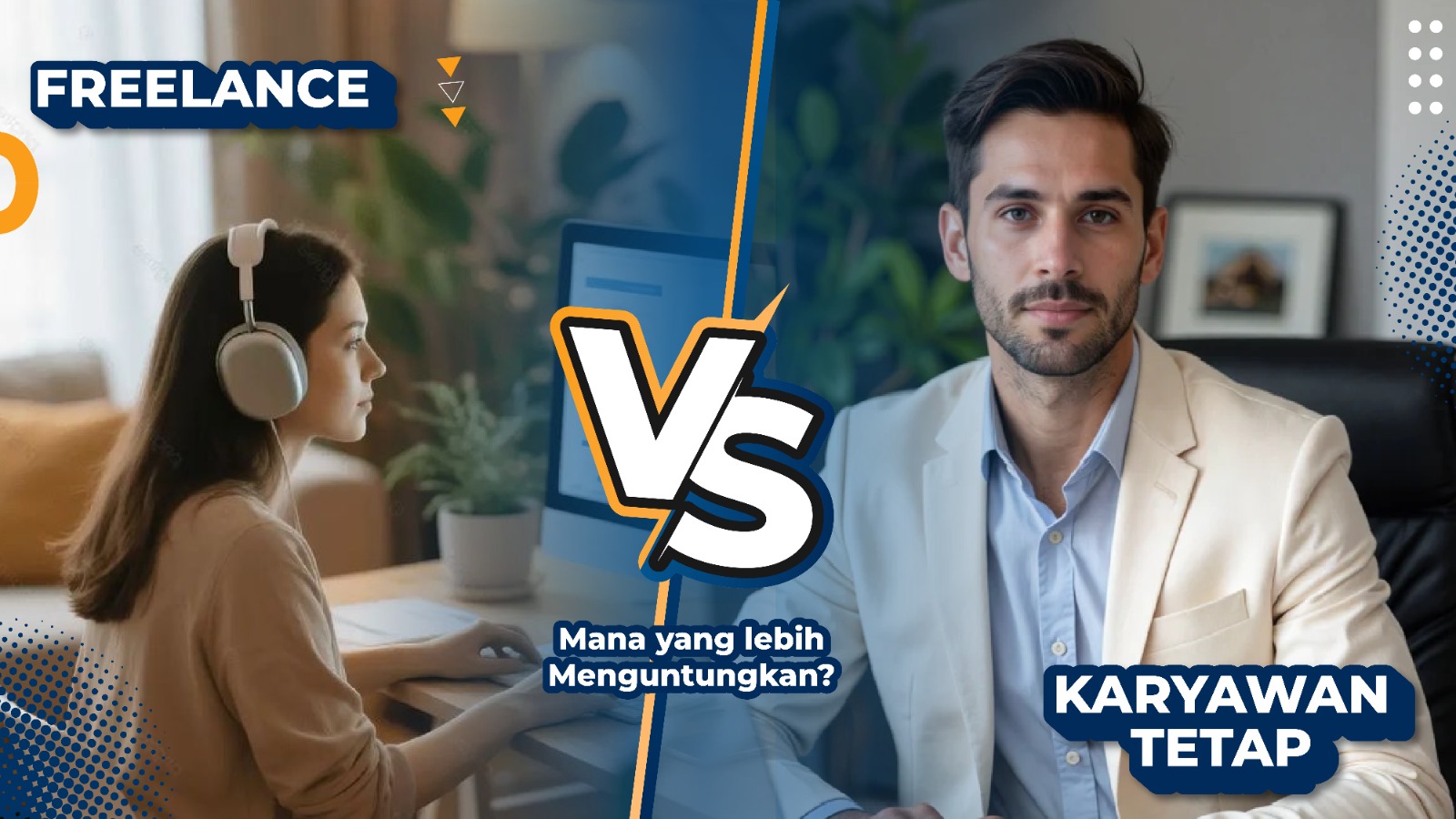 Freelance vs Karyawan Tetap: Mana yang Secara Finansial Lebih Menguntungkan Jangka Panjang? 